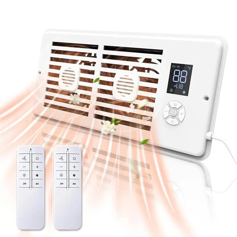 A25U Booster Fan Smart Thermostat AC Vent Fan With Timer & Aroma Function For Wall With 2 Remote Controls
A25U Booster Fan Smart Thermostat AC Vent Fan With Timer & Aroma Function For Wall With 2 Remote Controls