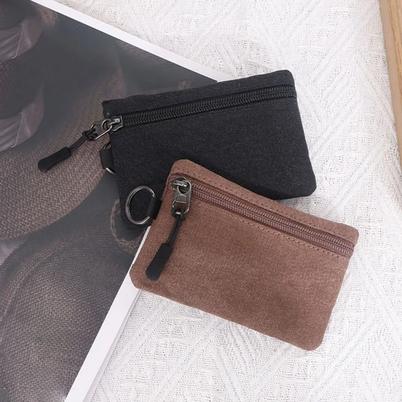Women Men Small Card Holder Change Coin Purses Canvas Mini Coin Wallet Bag Solid Color Zipper Key Bag Money Pocket Purse
Women Men Small Card Holder Change Coin Purses Canvas Mini Coin Wallet Bag Solid Color Zipper Key Bag Money Pocket Purse