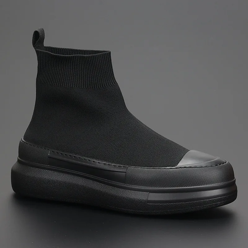 Men's Shoes Darth Vader Flying Webbing Upper Shoes Trend Korean Version of High Top Board Shoes Comfortable Casual Tide Shoes
Men's Shoes Darth Vader Flying Webbing Upper Shoes Trend Korean Version of High Top Board Shoes Comfortable Casual Tide Shoes