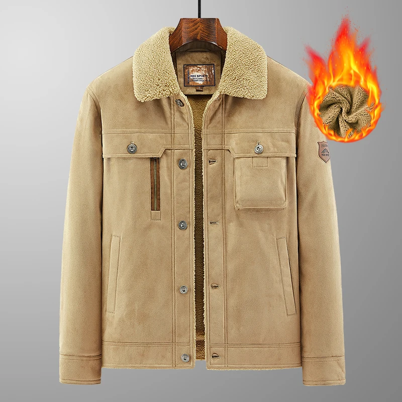 Solid Color Zipper Stand Collar Windbreaker Fashion Casual Parkas Outwear Fleece Jacket Men Winter Thick Corduroy Jackets coats
Solid Color Zipper Stand Collar Windbreaker Fashion Casual Parkas Outwear Fleece Jacket Men Winter Thick Corduroy Jackets coats