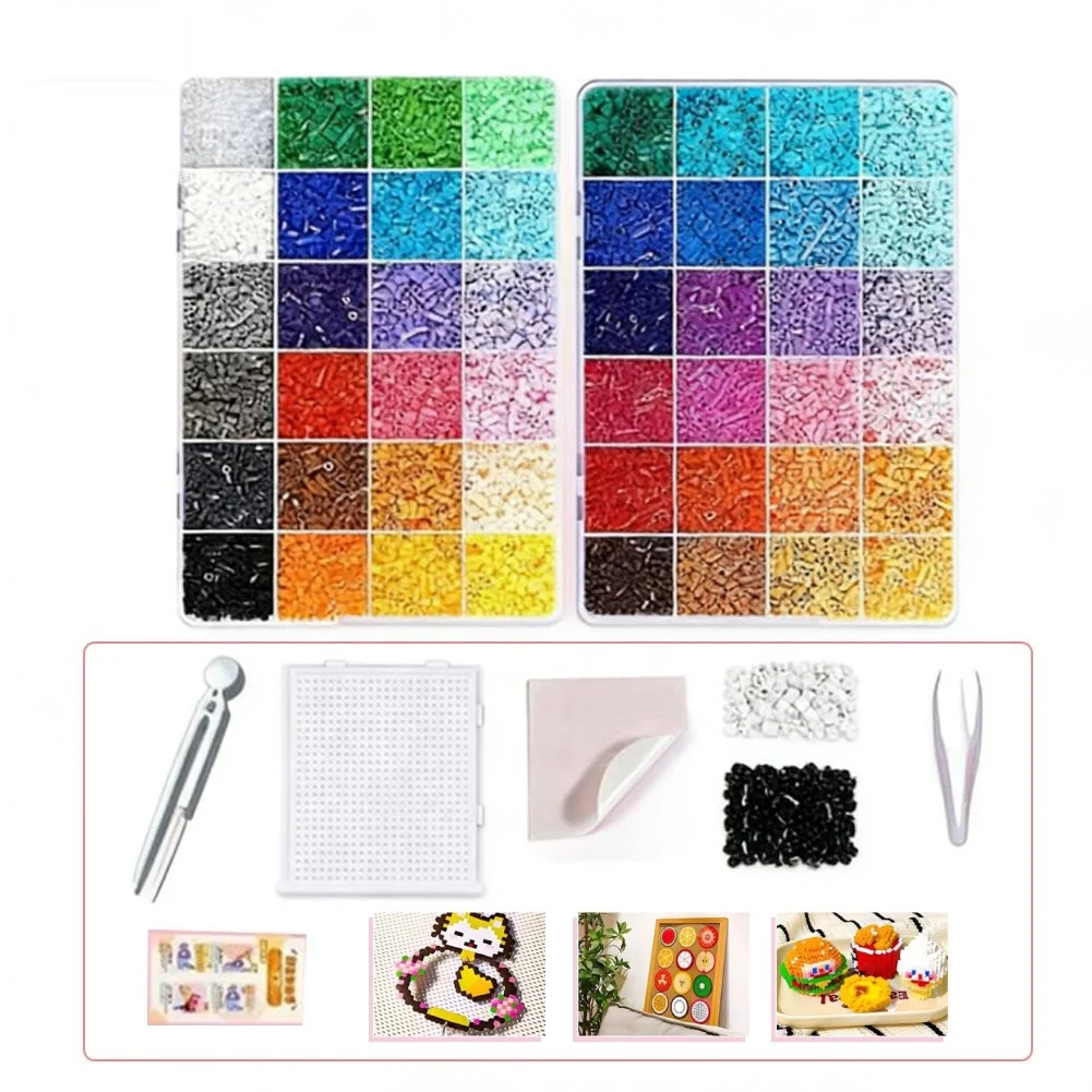 2.6mm Hama Beads Perler Fuse Beads Kit Bean Fusion Puzzle Complete Set DIY Handmade Educational Toy Kids for Children Gift
2.6mm Hama Beads Perler Fuse Beads Kit Bean Fusion Puzzle Complete Set DIY Handmade Educational Toy Kids for Children Gift