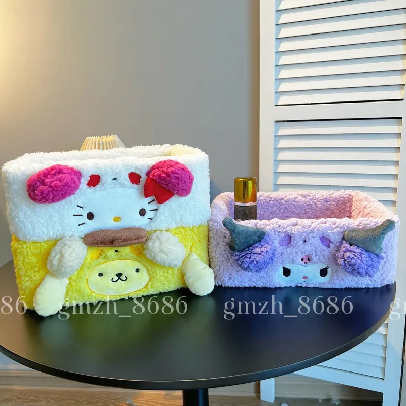 Sanrio My Melody Cinnamoroll Kuromi Hello Kitty плюшевая коробка для хранения настольная сортировочная коробка для хранения и хранения средств по уходу за кожей
Sanrio My Melody Cinnamoroll Kuromi Hello Kitty плюшевая коробка для хранения настольная сортировочная коробка для хранения и хранения средств по уходу за кожей