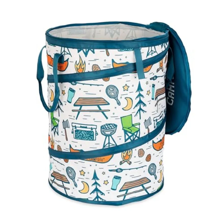 Pop-Up Utility Container - Use as Collapsible Trash Can When Camping - Holds 30-Gallon Kitchen-Size Trash Bags - Stands 2-Ft Ta
Pop-Up Utility Container - Use as Collapsible Trash Can When Camping - Holds 30-Gallon Kitchen-Size Trash Bags - Stands 2-Ft Ta