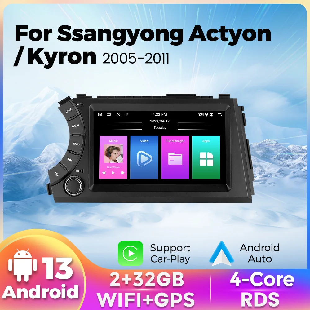 Navifly 7-дюймовый IPS 2 Din Android автомобильный стерео Мультимедийный видеоплеер для SsangYong Kyron Actyon 2005-2011 GPS CarPlay Авторадио
Navifly 7-дюймовый IPS 2 Din Android автомобильный стерео Мультимедийный видеоплеер для SsangYong Kyron Actyon 2005-2011 GPS CarPlay Авторадио