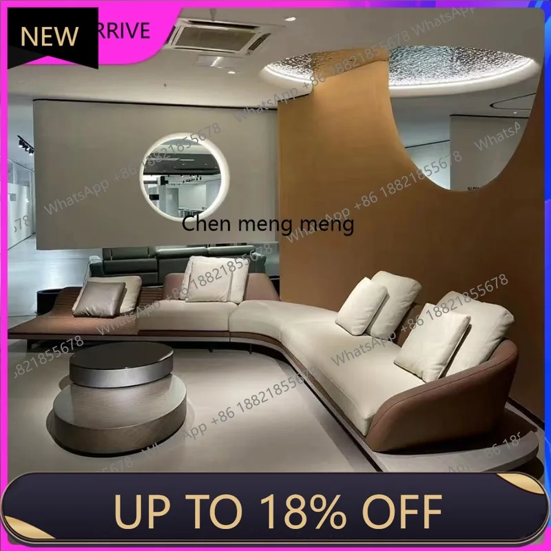 M78 Italian minimalist sofa living room new special-shaped leather designer curved sofa
M78 Italian minimalist sofa living room new special-shaped leather designer curved sofa