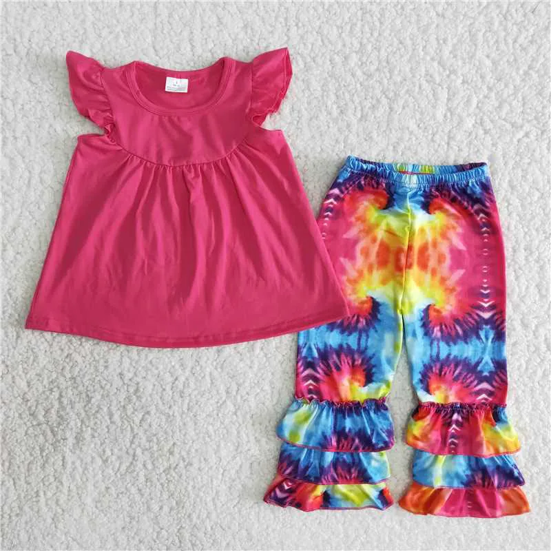 RTS Summer Baby Clothing Set Short Sleeved Top Long Bell Pants Fashion Outfit Baby Girls Wholesale Clothing Set
RTS Summer Baby Clothing Set Short Sleeved Top Long Bell Pants Fashion Outfit Baby Girls Wholesale Clothing Set