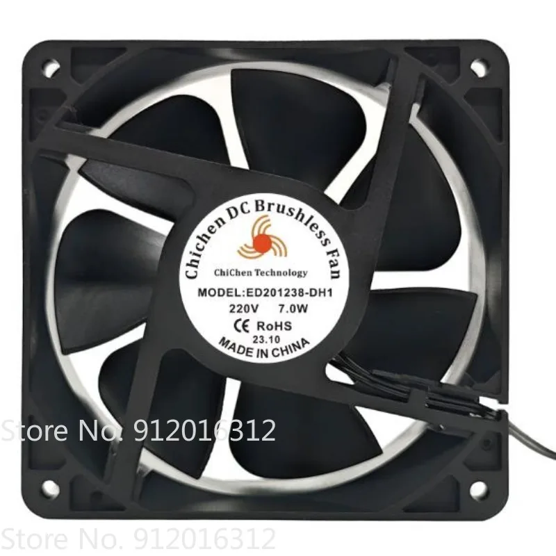 New Cooler Fan ED201225-SH1 220V 5W Cooling Fan 12cm 12025 120 * 120 * 25MM
New Cooler Fan ED201225-SH1 220V 5W Cooling Fan 12cm 12025 120 * 120 * 25MM