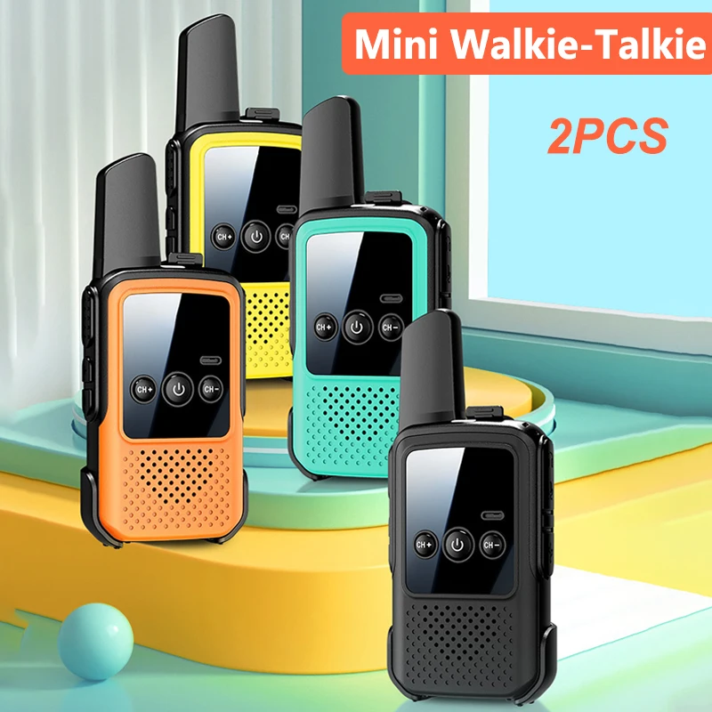 2Pcs Mini Walkie Talkie Two-way Radio Walkie-talkie PMR/FRS Communication Radio Portable for Camping Kids Gifts
2Pcs Mini Walkie Talkie Two-way Radio Walkie-talkie PMR/FRS Communication Radio Portable for Camping Kids Gifts