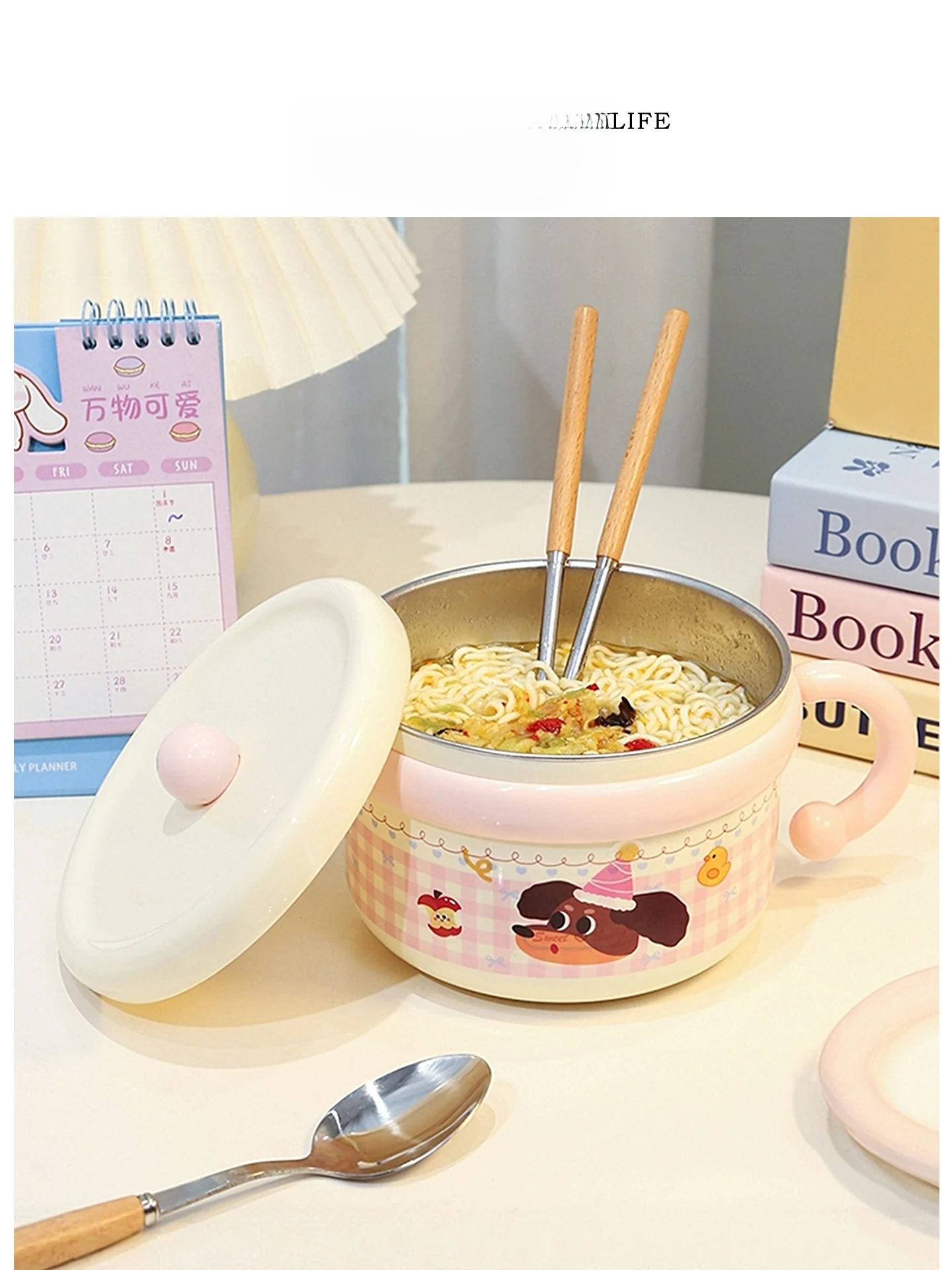 Tlife Cool Large Capaci 304 Stainl Steel Ramen Bowl with Lid And Handle Cute Cartoon Sle Home Use Dining Utensils
Tlife Cool Large Capaci 304 Stainl Steel Ramen Bowl with Lid And Handle Cute Cartoon Sle Home Use Dining Utensils