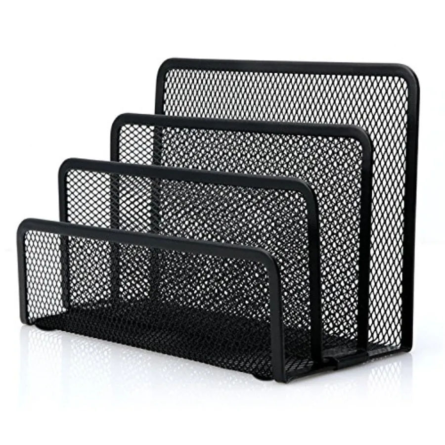 Desk Mail Organizer, File Holder Letter Sorter with 3 Vertical Upright Metal Mesh Compartments Document, Filing, Folders, Mail,
Desk Mail Organizer, File Holder Letter Sorter with 3 Vertical Upright Metal Mesh Compartments Document, Filing, Folders, Mail,