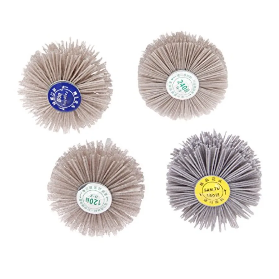 4Pcs 4 Sizes 80# 120# 180# 240# Nylon Wheel Brush, Abrasive Grinding Head with 6mm Threaded Shank Assortment Kit, Sanding Mop A
4Pcs 4 Sizes 80# 120# 180# 240# Nylon Wheel Brush, Abrasive Grinding Head with 6mm Threaded Shank Assortment Kit, Sanding Mop A