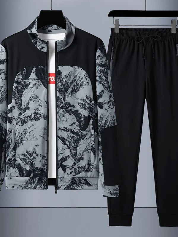 Men's plus Size Running Sportswear Set Long Sve Casual Sweater And Long Pants Autumn Season Faion Brand JXAETE QCFS-896
Men's plus Size Running Sportswear Set Long Sve Casual Sweater And Long Pants Autumn Season Faion Brand JXAETE QCFS-896