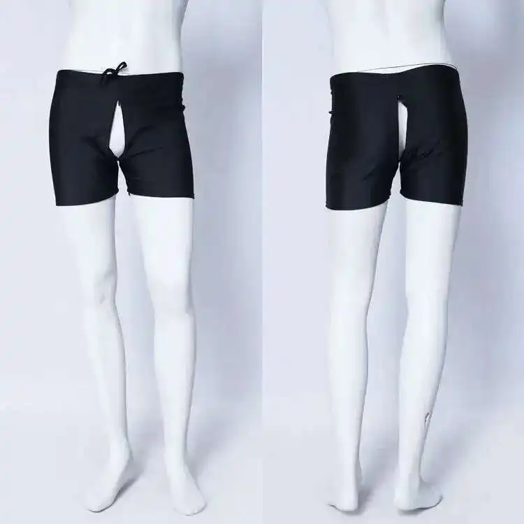 45-70kg Zipper Open Crotch See Through Men's Shorts Sexy Male Plus Size Swim Underpants Underwear
45-70kg Zipper Open Crotch See Through Men's Shorts Sexy Male Plus Size Swim Underpants Underwear