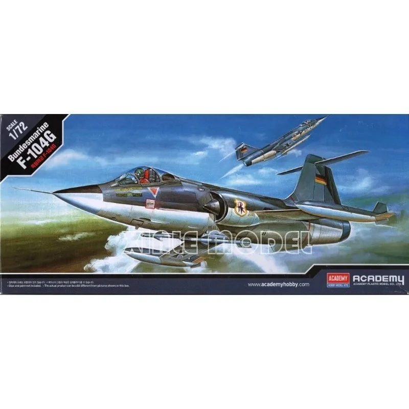 Academy 12443 Bundesmarine F-104G 1/72 Plastic Assembled Plane Model Kit DIY Toy
Academy 12443 Bundesmarine F-104G 1/72 Plastic Assembled Plane Model Kit DIY Toy