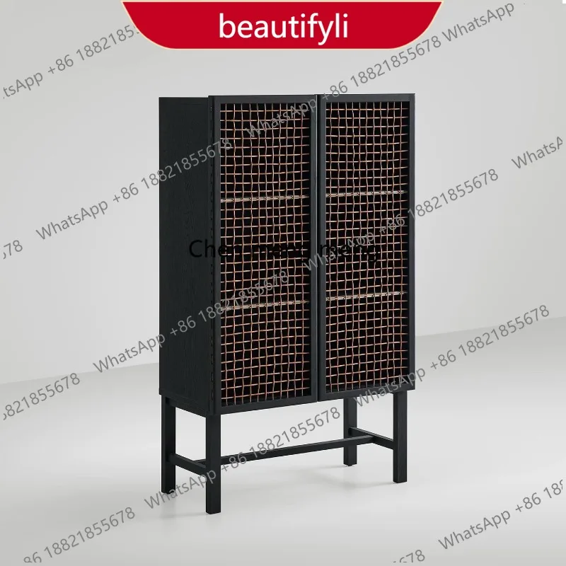 02 Medieval rattan solid wood dining side cabinet living room locker designer creative storage cabinet
02 Medieval rattan solid wood dining side cabinet living room locker designer creative storage cabinet