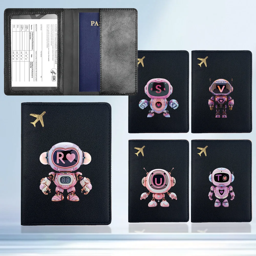 Portable Passport Storage Case Premium PU Passport Set Robot Initial Name 26 Letters Pattern
Portable Passport Storage Case Premium PU Passport Set Robot Initial Name 26 Letters Pattern