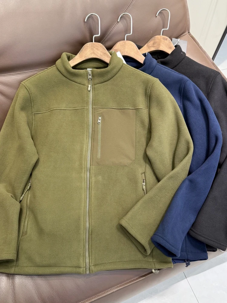 Outdoor High-End Fce Lined Thiened Jaet Autumn Winter eepskin Hoodie Warmth Faionable Outerwear Casual Sle Zippe...
Outdoor High-End Fce Lined Thiened Jaet Autumn Winter eepskin Hoodie Warmth Faionable Outerwear Casual Sle Zippe...