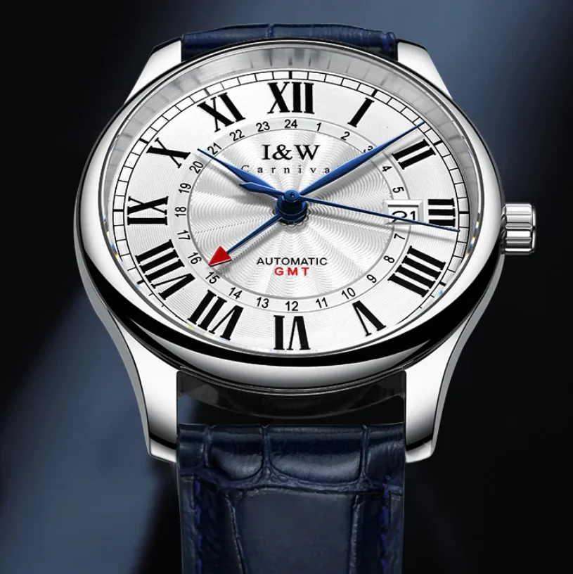 Карнавальные мужские автоматические часы, роскошные механические наручные часы 41 мм GMT, светящееся сапфировое зеркало, водонепроницаемые
Карнавальные мужские автоматические часы, роскошные механические наручные часы 41 мм GMT, светящееся сапфировое зеркало, водонепроницаемые