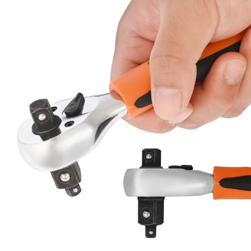 1/4" 3/8" 1/2" Heavy Duty 72-Tooth Mini Double-Ended Ratchet Wrench with Molded Comfortable Grip Quick Socket Removal Dropship
1/4" 3/8" 1/2" Heavy Duty 72-Tooth Mini Double-Ended Ratchet Wrench with Molded Comfortable Grip Quick Socket Removal Dropship