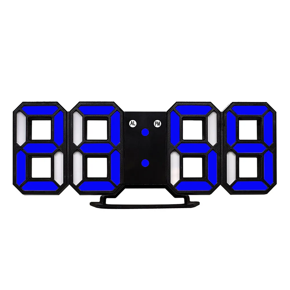 3D LED Digital Alarm Clock Modern Home Electronic Large Numbers Night Light Snooze Timer Wall Clock Black Blue Adjustable
3D LED Digital Alarm Clock Modern Home Electronic Large Numbers Night Light Snooze Timer Wall Clock Black Blue Adjustable