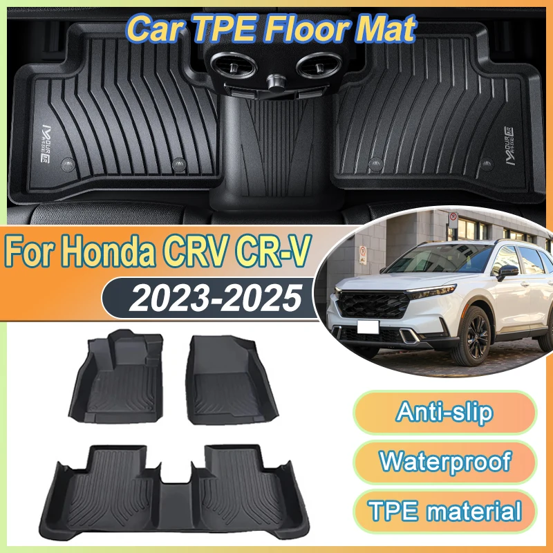 Car Floor Mat For Honda CR-V CRV 6th Gen 2023 2024 2025 5 seat LHD TPE Waterproof Mud Carpet Foot Full Pad Easy Clean Accesories
Car Floor Mat For Honda CR-V CRV 6th Gen 2023 2024 2025 5 seat LHD TPE Waterproof Mud Carpet Foot Full Pad Easy Clean Accesories