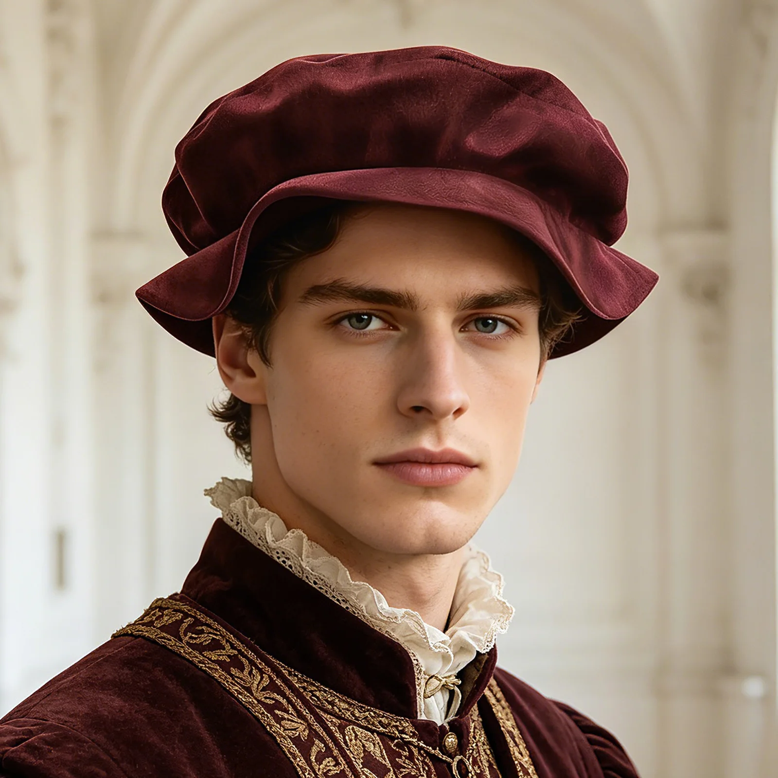 1Pcs Medieval Solid Color Tudor Flat Cap Faux Suede Beret Hat Renaissance Festival Costume Accessories for Men Women
1Pcs Medieval Solid Color Tudor Flat Cap Faux Suede Beret Hat Renaissance Festival Costume Accessories for Men Women