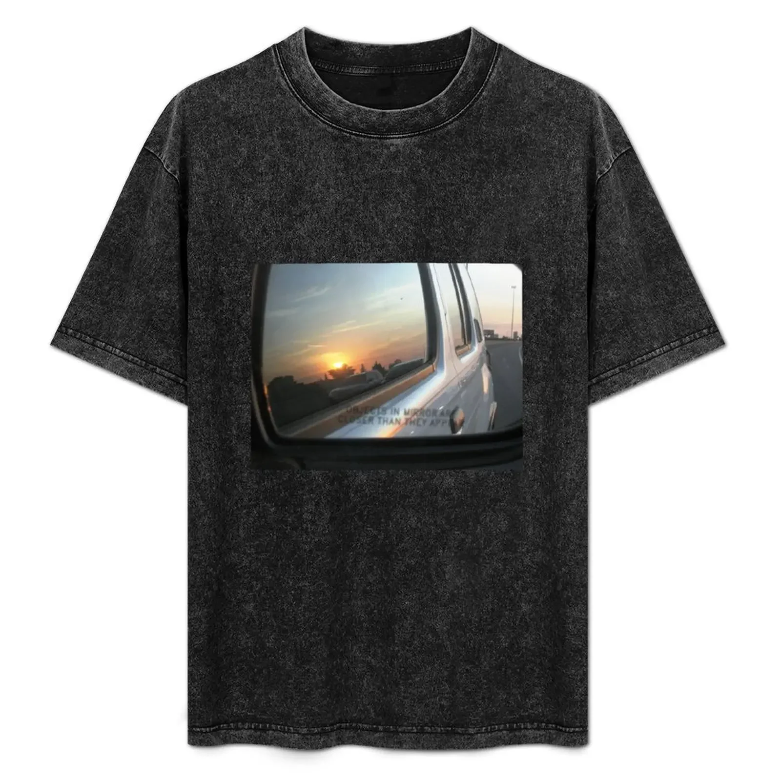 Objects In the Rear View Mirror May Appear Closer Than They Are T-Shirt Gym Wear Breathable Short Sleeve Tee
Objects In the Rear View Mirror May Appear Closer Than They Are T-Shirt Gym Wear Breathable Short Sleeve Tee