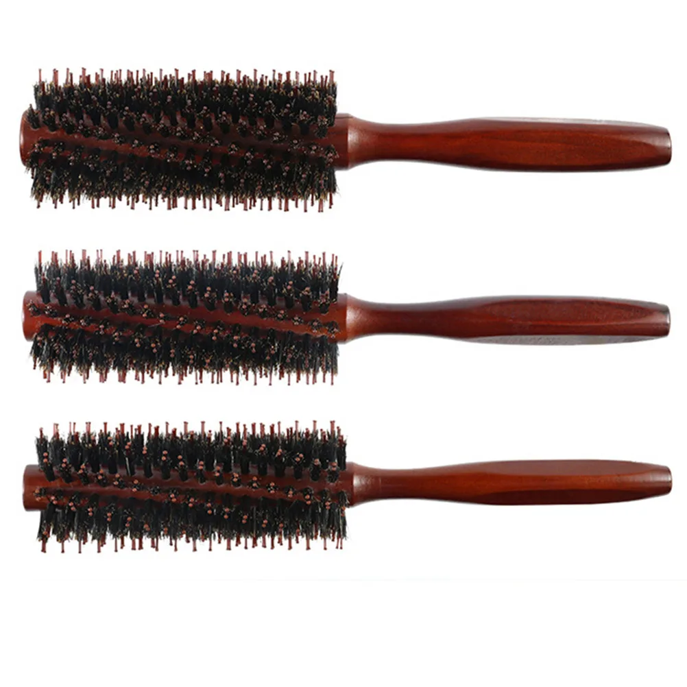 Round Hair Brush Cylindrical Comb for Blow Drying Straightening Curling Women Short Medium Hair Spiral Design Wooden Handle
Round Hair Brush Cylindrical Comb for Blow Drying Straightening Curling Women Short Medium Hair Spiral Design Wooden Handle