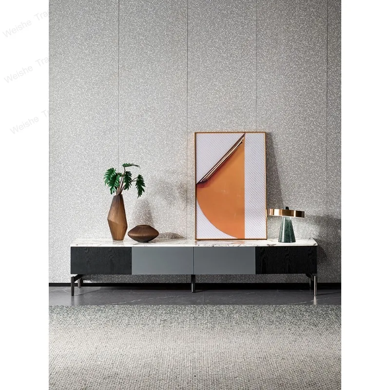Italian minimalist living room TV cabinet Nordic modern minimalist marble floor cabinet
Italian minimalist living room TV cabinet Nordic modern minimalist marble floor cabinet