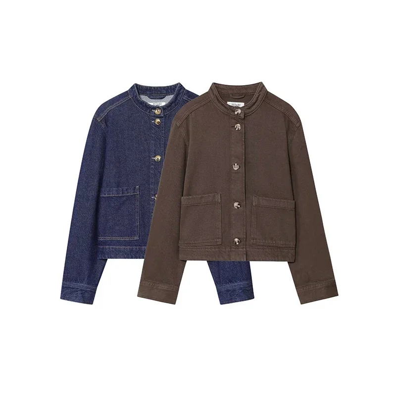 Autumn Winter Fashion Simple Versatile Lady Jacket Women Elegant Casual Jacket Classic Vintage O-Neck Pockets Buttons Jacket
Autumn Winter Fashion Simple Versatile Lady Jacket Women Elegant Casual Jacket Classic Vintage O-Neck Pockets Buttons Jacket
