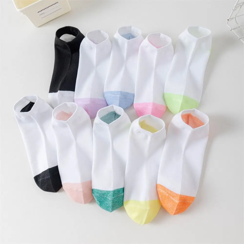 10Pairs Simple Patchwork Women Ankle Tube Socks Non-slip Breathable Summer Boat Socks Sweat-Absorbing Short Invisible Socks Lady
10Pairs Simple Patchwork Women Ankle Tube Socks Non-slip Breathable Summer Boat Socks Sweat-Absorbing Short Invisible Socks Lady