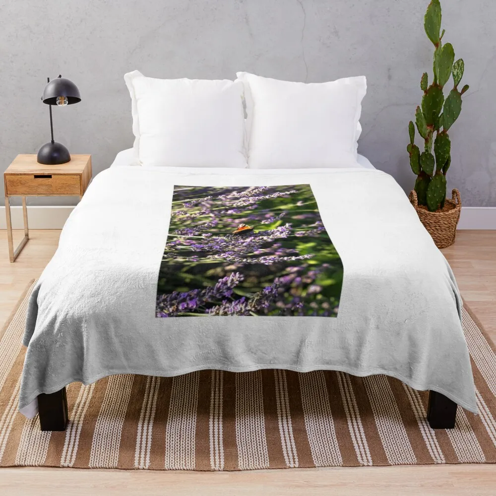Nature's Harmony. Butterfly on Lavender. Throw Blanket Summer Hairys for babies Blankets
Nature's Harmony. Butterfly on Lavender. Throw Blanket Summer Hairys for babies Blankets