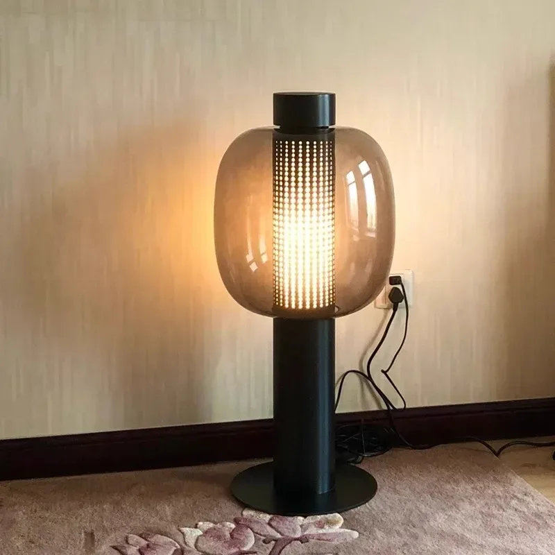 Northern Europe Glass Floor Lamps LED Post Modern Minimalist Amber Smoke Grey Lampshade Bedroom Beside Living Room Stand Lights
Northern Europe Glass Floor Lamps LED Post Modern Minimalist Amber Smoke Grey Lampshade Bedroom Beside Living Room Stand Lights