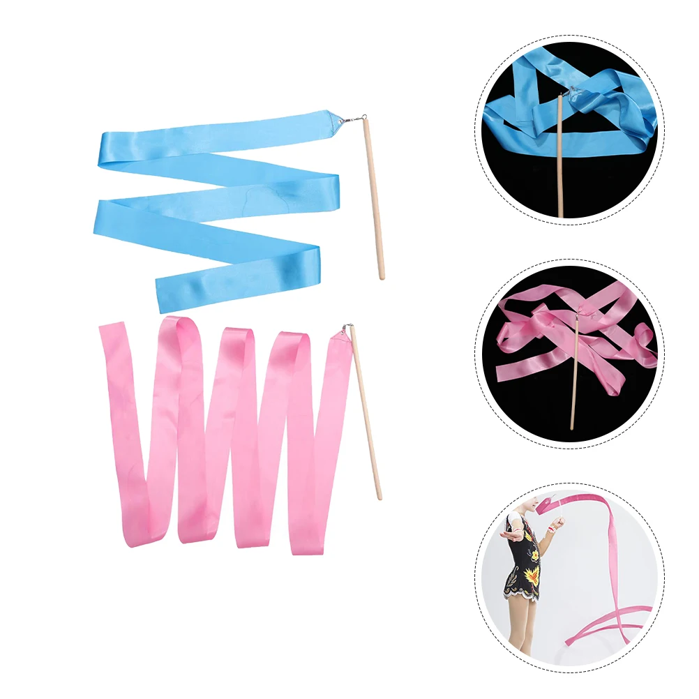 2pcs 2M Ribbon Props Bright Color Dance Ribbons Gymnastics Accessories Reusable Flexible Wooden Rod Lake Blue Pink
2pcs 2M Ribbon Props Bright Color Dance Ribbons Gymnastics Accessories Reusable Flexible Wooden Rod Lake Blue Pink