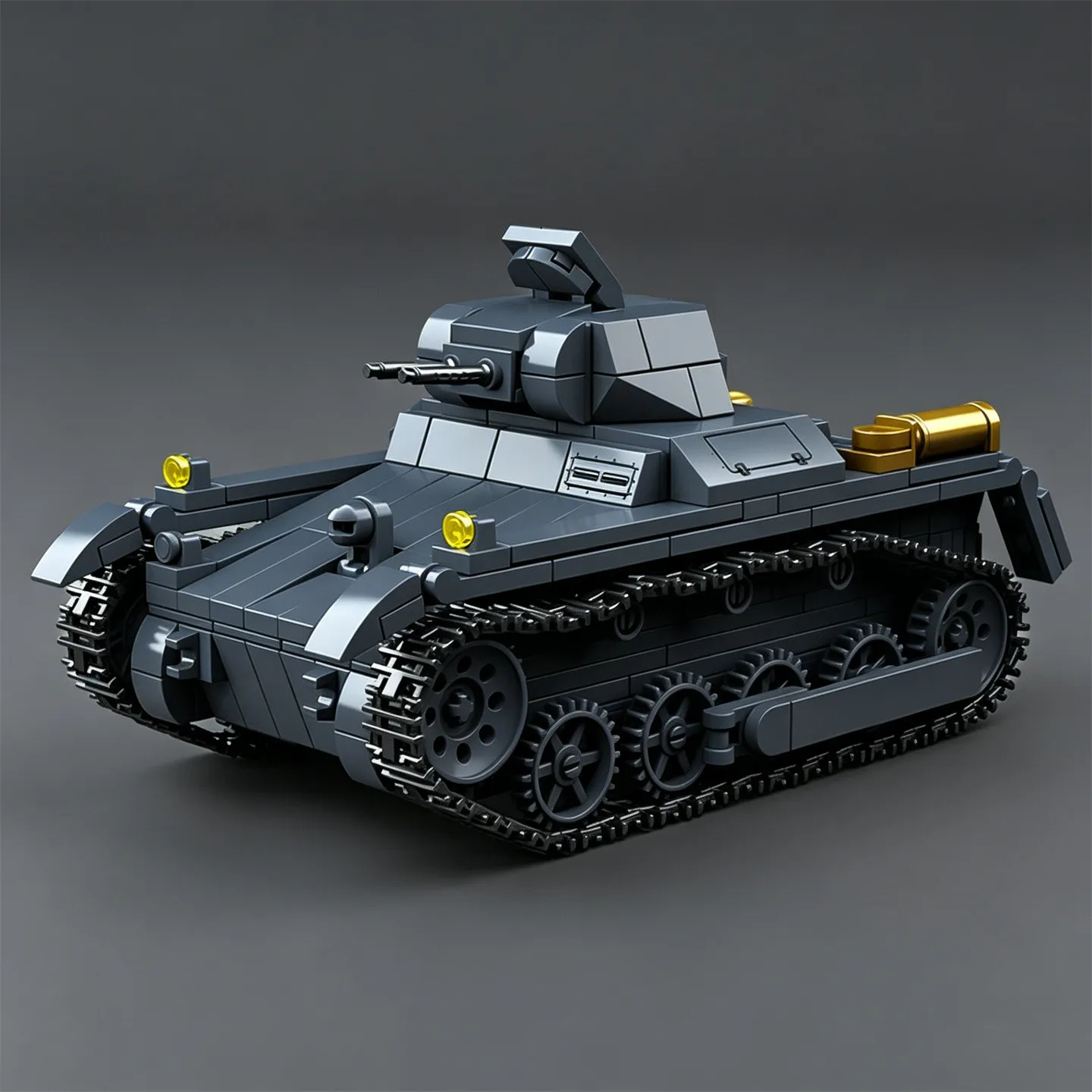 Las Krupp/Pz.kpfw.I (MG) (Sd.Kfz. 101) Ausf. A Building Block Model of the Panzer I Ausf. Toy Tracked Vehicle
Las Krupp/Pz.kpfw.I (MG) (Sd.Kfz. 101) Ausf. A Building Block Model of the Panzer I Ausf. Toy Tracked Vehicle