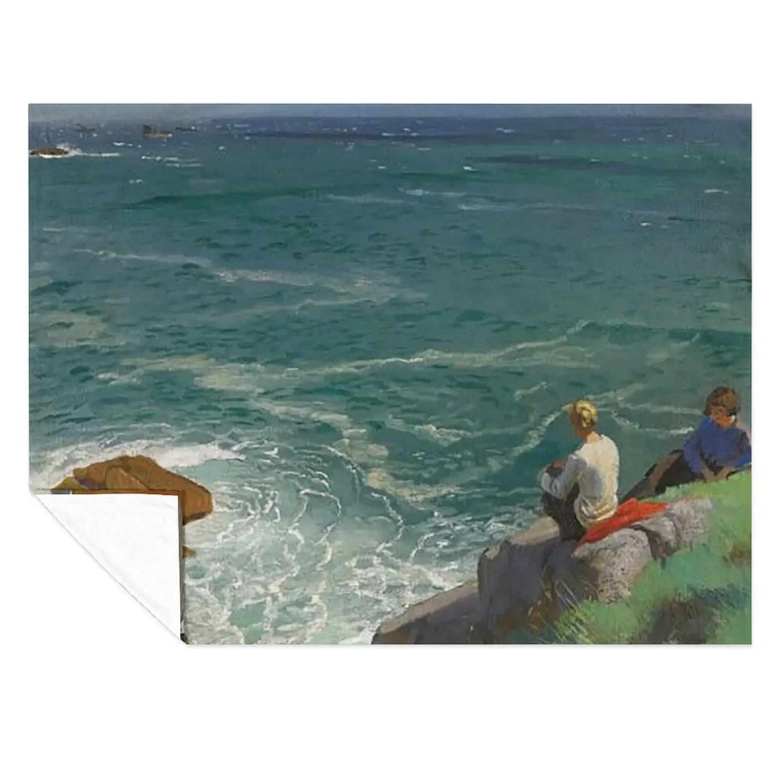 The Green Sea, Lamorna (1907) - Dame Laura Knight Throw Blanket Multi-Purpose blankets and throws Polar Soft Blankets
The Green Sea, Lamorna (1907) - Dame Laura Knight Throw Blanket Multi-Purpose blankets and throws Polar Soft Blankets
