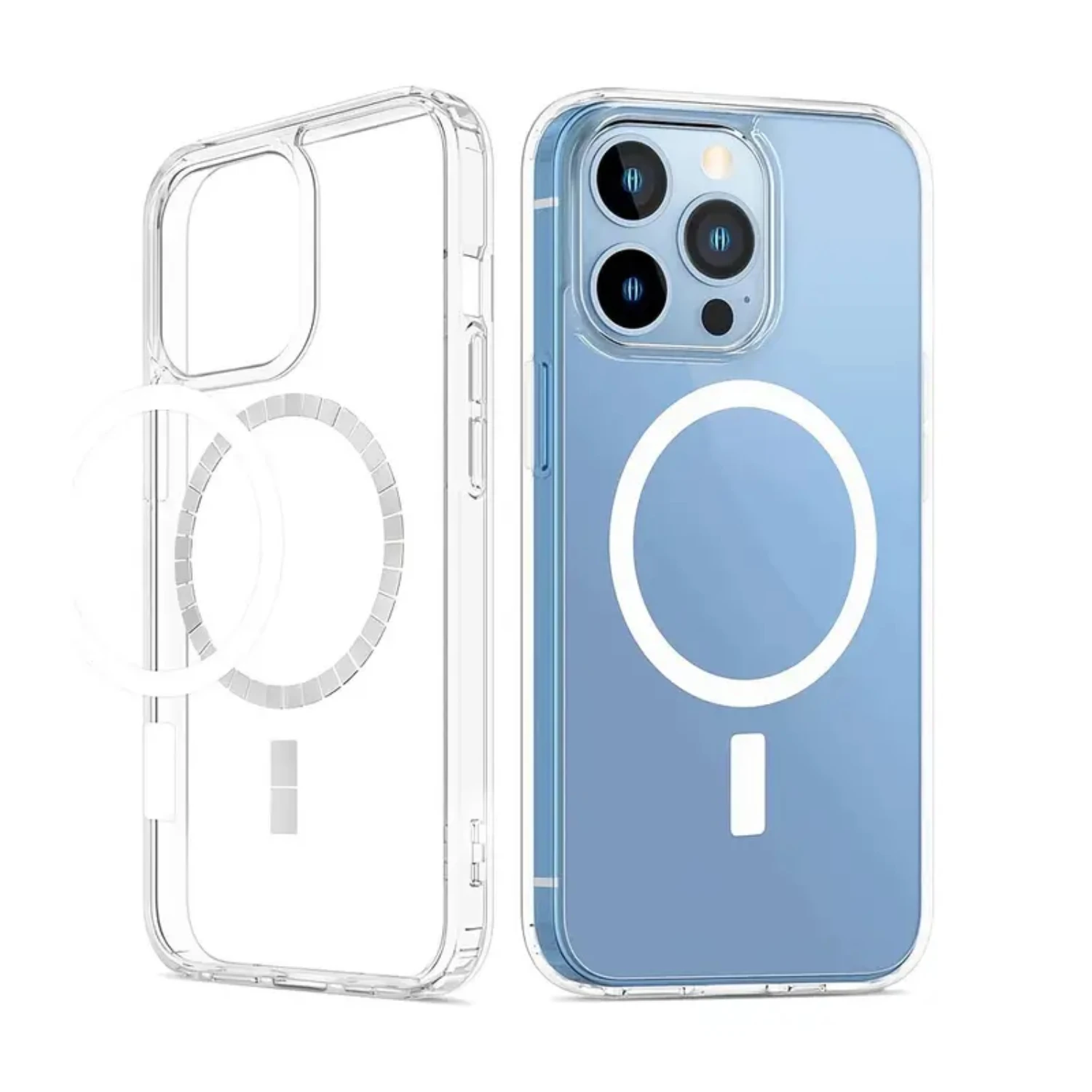 Enhanced with Strong Magnets for MagSafe Technology Compatibility, Ultra-thin Sleek Transparent Clear Protective Phone Case for
Enhanced with Strong Magnets for MagSafe Technology Compatibility, Ultra-thin Sleek Transparent Clear Protective Phone Case for
