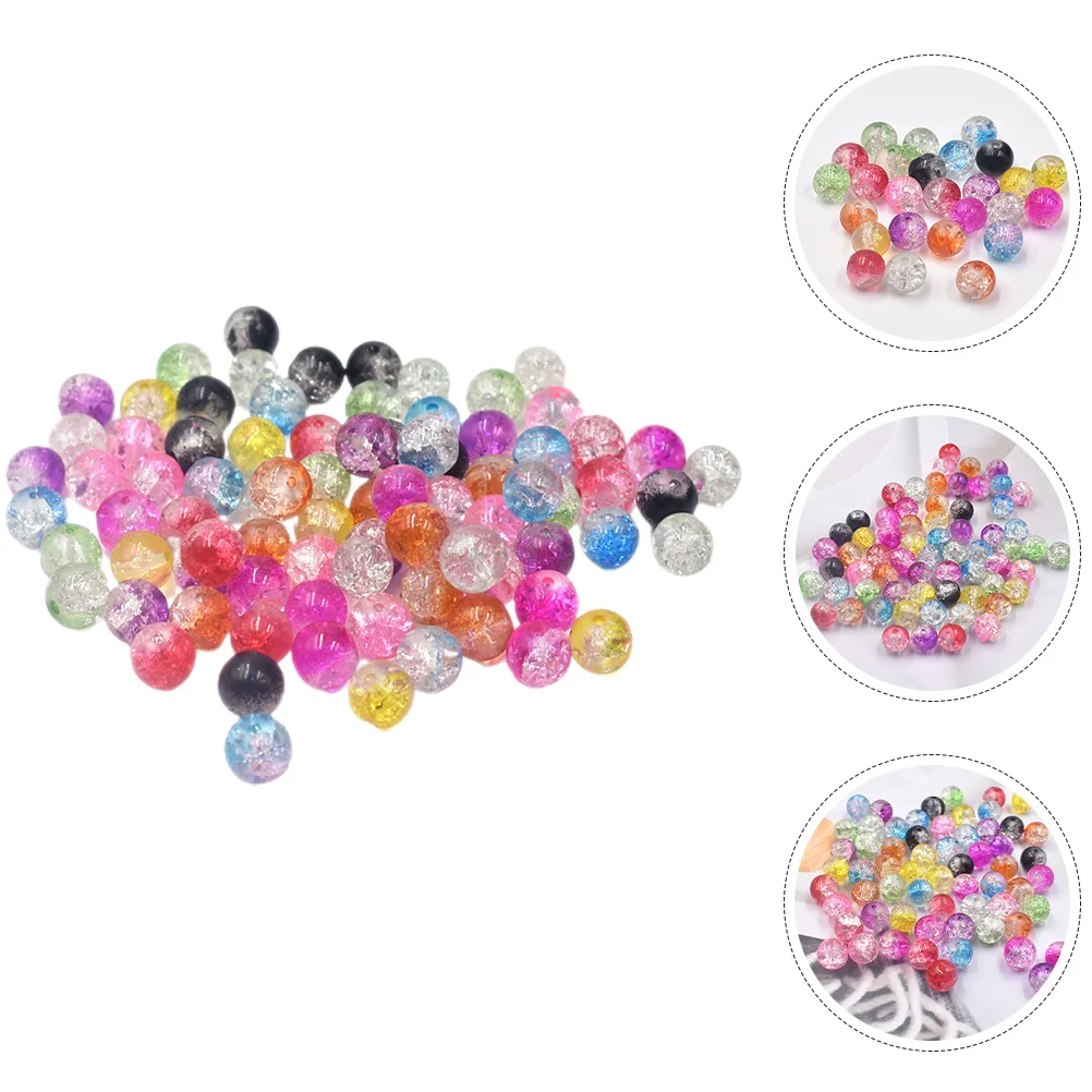 100Pcs Colorful Crackle Glass Beads Loose Beads DIY Craft Supplies for Bracelet Necklace Spacer Jewelry Making
100Pcs Colorful Crackle Glass Beads Loose Beads DIY Craft Supplies for Bracelet Necklace Spacer Jewelry Making
