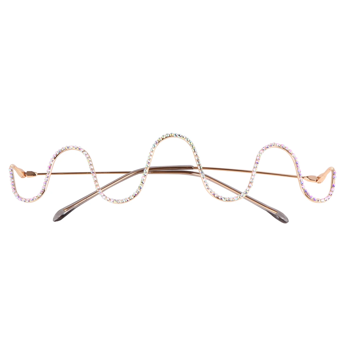 Metal Glasses Frame Colorful Eyewear Fashionable Trend Diamond Inlaid Design Party Festival Shaped Decoration Photography Prop
Metal Glasses Frame Colorful Eyewear Fashionable Trend Diamond Inlaid Design Party Festival Shaped Decoration Photography Prop