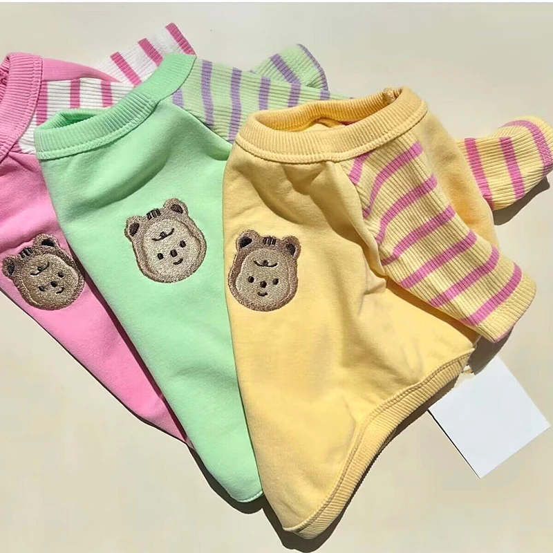 Winter Pet T-shirt Teddy Stripe Bottoming Shirt Yorkshire Warm Tank Top Small Dog Pullover Cute Dog Clothes
Winter Pet T-shirt Teddy Stripe Bottoming Shirt Yorkshire Warm Tank Top Small Dog Pullover Cute Dog Clothes