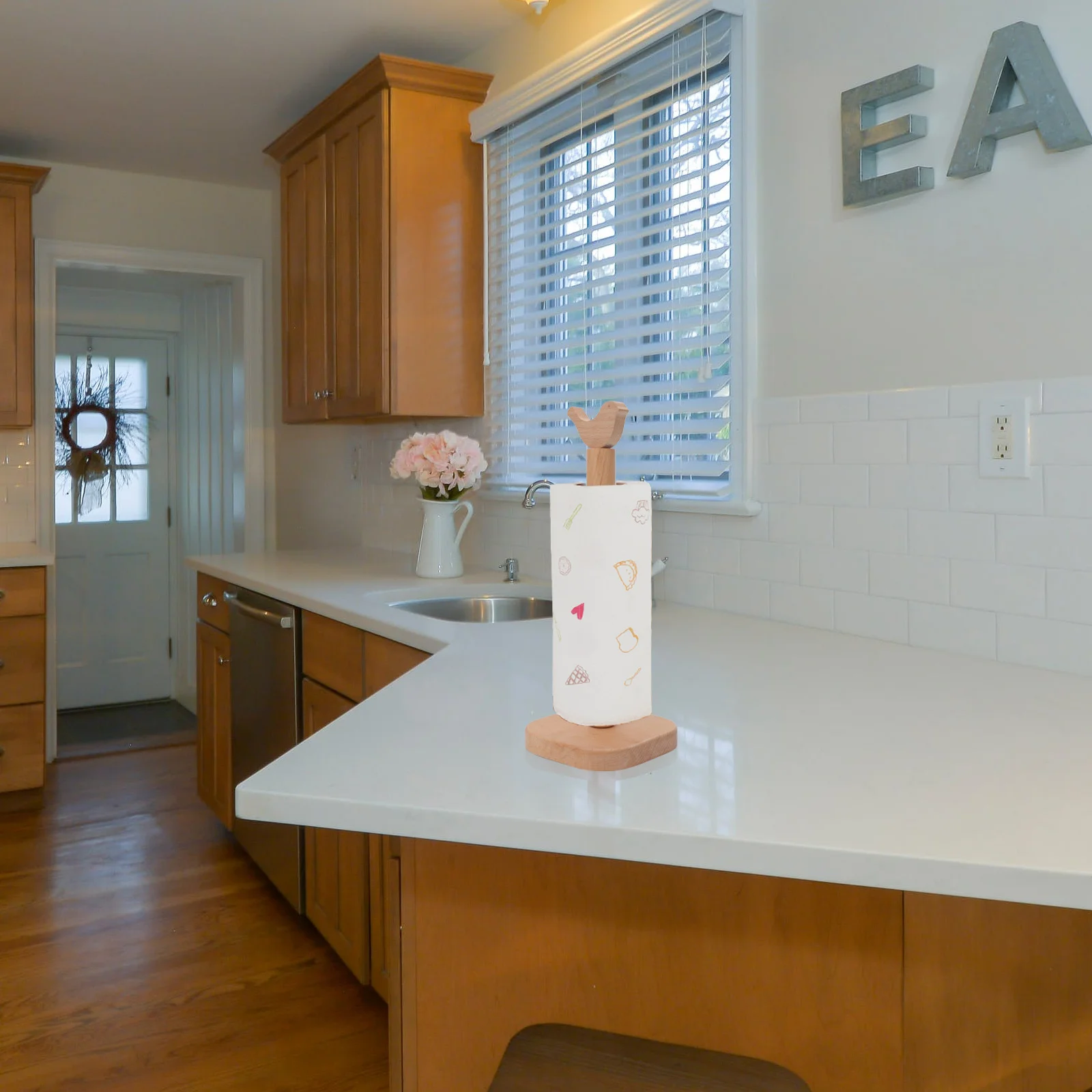 Wooden Paper Towel Holder Kitchen Napkin Tissue Rack Roll St Natural Design Vertical Upright Base Sturdy Long Counter
Wooden Paper Towel Holder Kitchen Napkin Tissue Rack Roll St Natural Design Vertical Upright Base Sturdy Long Counter