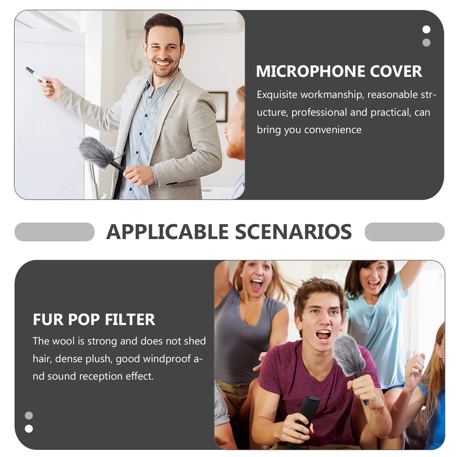 Microphone Windshield Cover 12cm Professional Windscreen Muff Pop Filter Outdoor Wind Shield Mask Replaceable Protective Cap
Microphone Windshield Cover 12cm Professional Windscreen Muff Pop Filter Outdoor Wind Shield Mask Replaceable Protective Cap