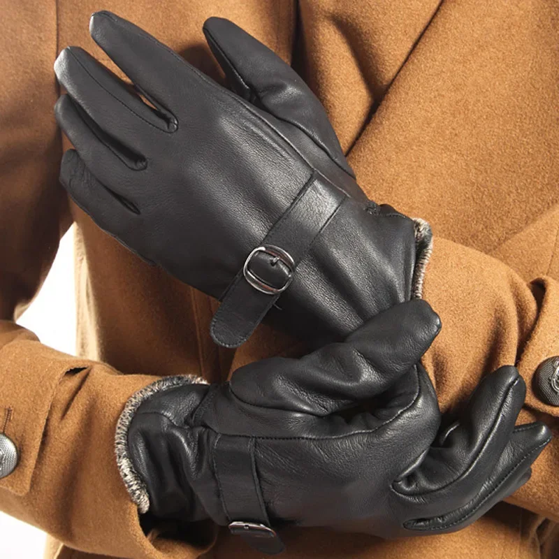 Genuine Leather Gloves Cowhide Leather Winter Autumn Thicken Warm Driving Motorcycle Fishing Gloves for Men
Genuine Leather Gloves Cowhide Leather Winter Autumn Thicken Warm Driving Motorcycle Fishing Gloves for Men