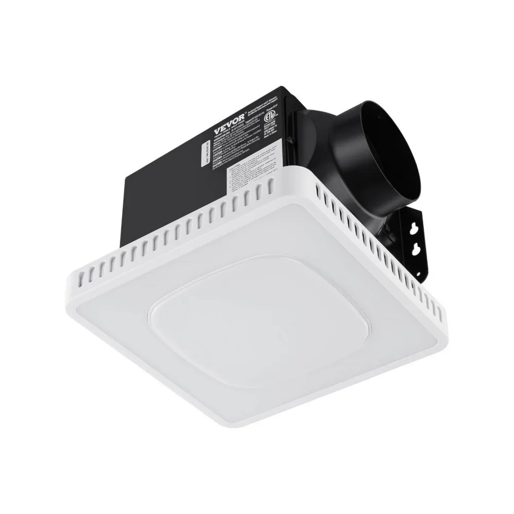 Bathroom Exhaust Fan, 8 LED Colors, 110 CFM Efficiency Ventilation, 1.5sones Low Noise All-Copper Motor
Bathroom Exhaust Fan, 8 LED Colors, 110 CFM Efficiency Ventilation, 1.5sones Low Noise All-Copper Motor