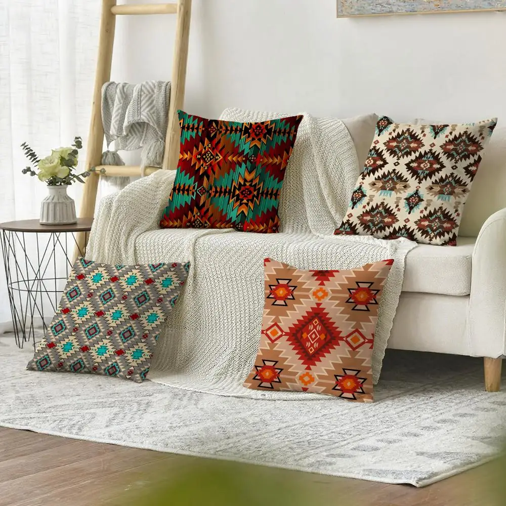 Bohemian Folk style Cushion Cover Organic Linen Pillow Case Double-Sided Print Cushion Cover for Sofa Home Decor Gift
Bohemian Folk style Cushion Cover Organic Linen Pillow Case Double-Sided Print Cushion Cover for Sofa Home Decor Gift