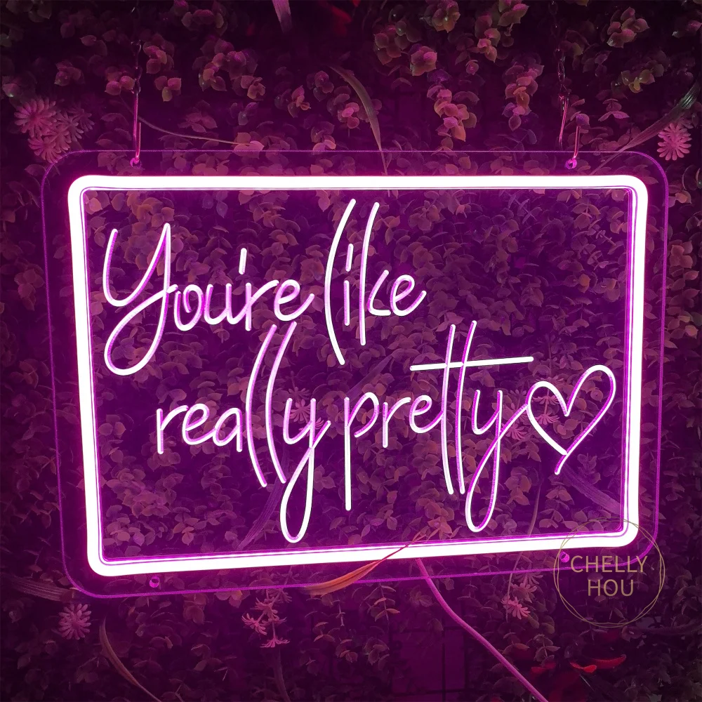 You're Like Really Pretty Neon Sign, Salon NeonSign, Beauty Salon Home Wall Decor, Neon Bar Sign, Gift for Her
You're Like Really Pretty Neon Sign, Salon NeonSign, Beauty Salon Home Wall Decor, Neon Bar Sign, Gift for Her