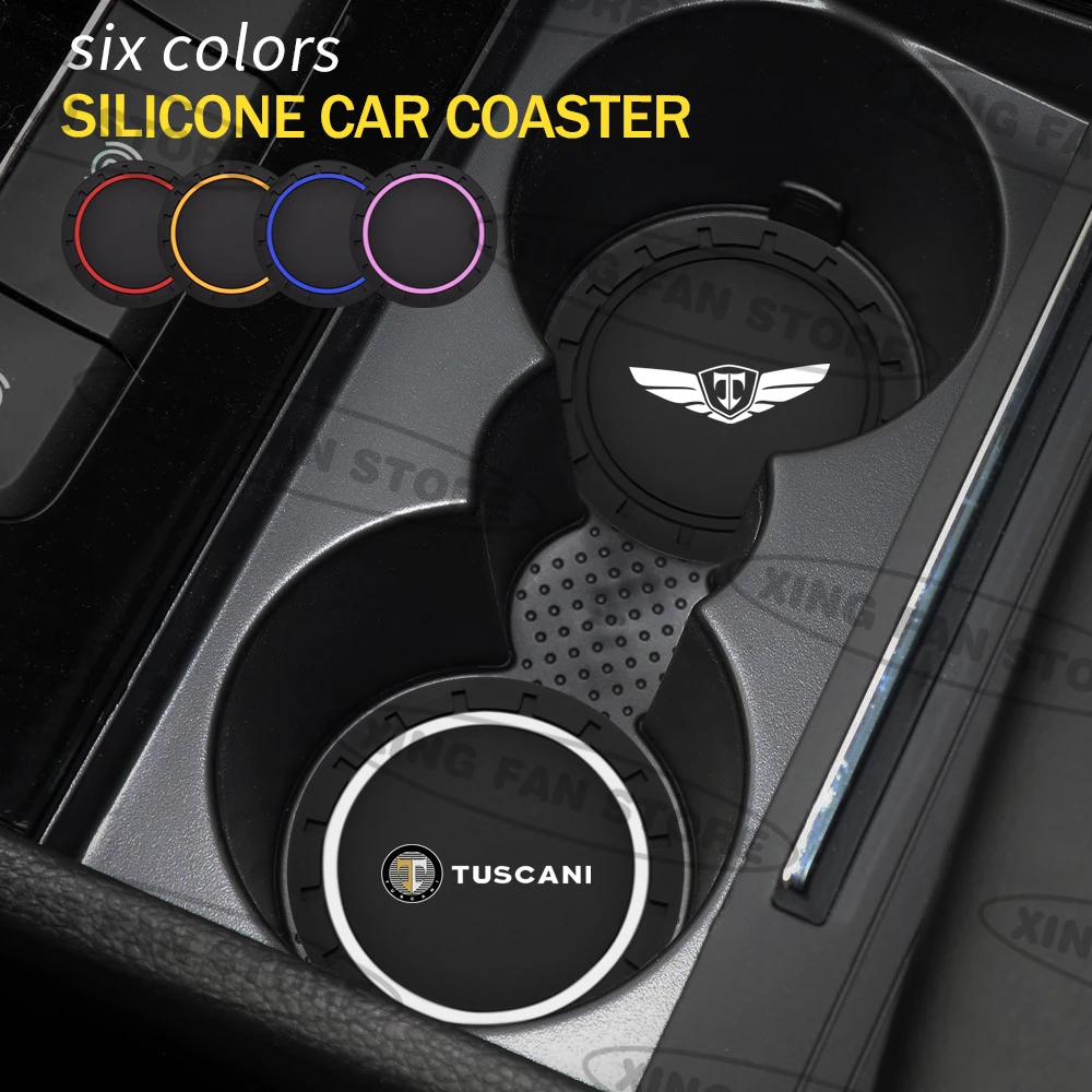 2pcs PVC For Tuscani LOGO Rohens Coupe Tiburon Car Coaster Water Cup Anti-Slip Silicone Pads Interior Decoration Accessories
2pcs PVC For Tuscani LOGO Rohens Coupe Tiburon Car Coaster Water Cup Anti-Slip Silicone Pads Interior Decoration Accessories