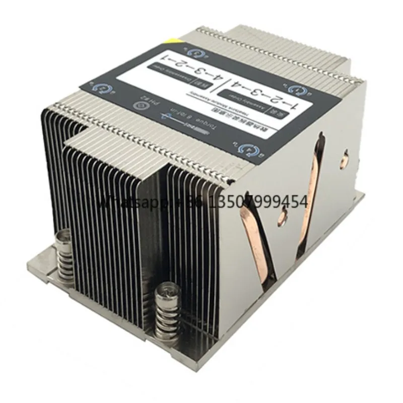Fanless 2U Server CPU Cooler with Aluminum Fins Copper Base and 4pcs Heatpipes for LGA 4094 Epyc Processor Passive Cooling
Fanless 2U Server CPU Cooler with Aluminum Fins Copper Base and 4pcs Heatpipes for LGA 4094 Epyc Processor Passive Cooling