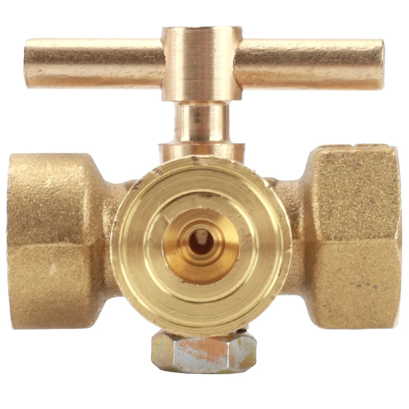 Brass pressure gauge two way plug valve 4 point F20 * 1.5 boiler instrument high pressure thickening
Brass pressure gauge two way plug valve 4 point F20 * 1.5 boiler instrument high pressure thickening