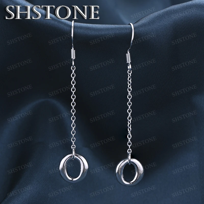 European Noble 925 Sterling Silver O-Shaped Drop Earrings For Lady Beautiful Jewelry Engagement Party Valentine's Day Gifts
European Noble 925 Sterling Silver O-Shaped Drop Earrings For Lady Beautiful Jewelry Engagement Party Valentine's Day Gifts